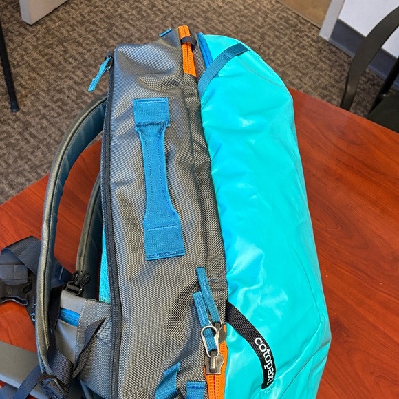 Cotopaxi Vibrant Blue Backpack with Orange Accent Allpa 35 - Picture 5 of 13